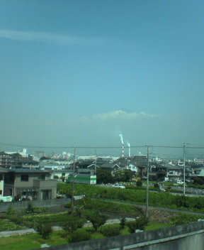 Fuji in the Clouds